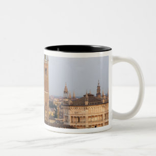 Parma Stadtzentrum; Battistero Kirche auf der Zweifarbige Tasse
