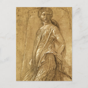 Parnass, tanzende Muse von Andrea Mantegna Postkarte