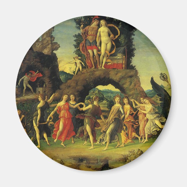 Parnassus, Mars und Venus von Andrea Mantegna Magnet (Vorne)
