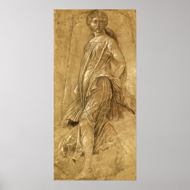 Parnassus, tanzende Maus von Andrea Mantegna Poster (Vorne)