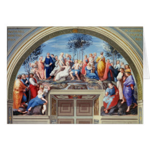 Parnassus und das Disputa, vom Stanze della S