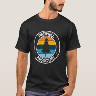 Parnell Missouri MO USA City Pride Retro Sunset T-Shirt
