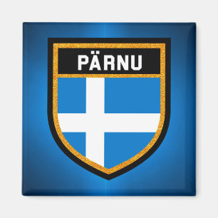 Pärnu Flagge Magnet