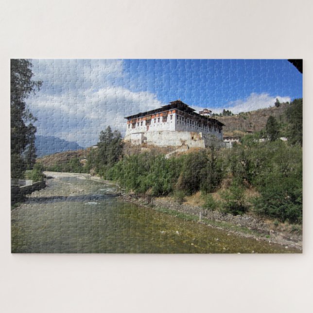 paro dzong bhutan puzzle (Horizontal)