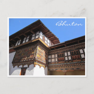 Paro Dzong-Innenbereich Postkarte