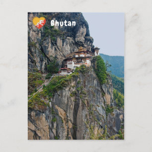 Paro Taktsang: Das Kloster der Tigernest - Bhutan Postkarte