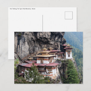 Paro Taktsang: Das Kloster des Tiger-Nests - Bhuta Postkarte