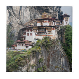 Paro Taktsang: Das Tiger-Nest-Kloster - Bhutan Fliese