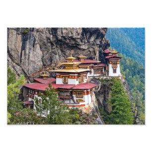 Paro Taktsang: Das Tiger-Nest-Kloster - Bhutan Fotodruck