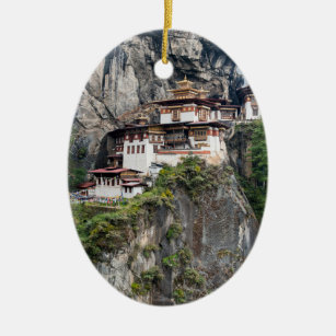Paro Taktsang: Das Tiger-Nest-Kloster - Bhutan Keramik Ornament