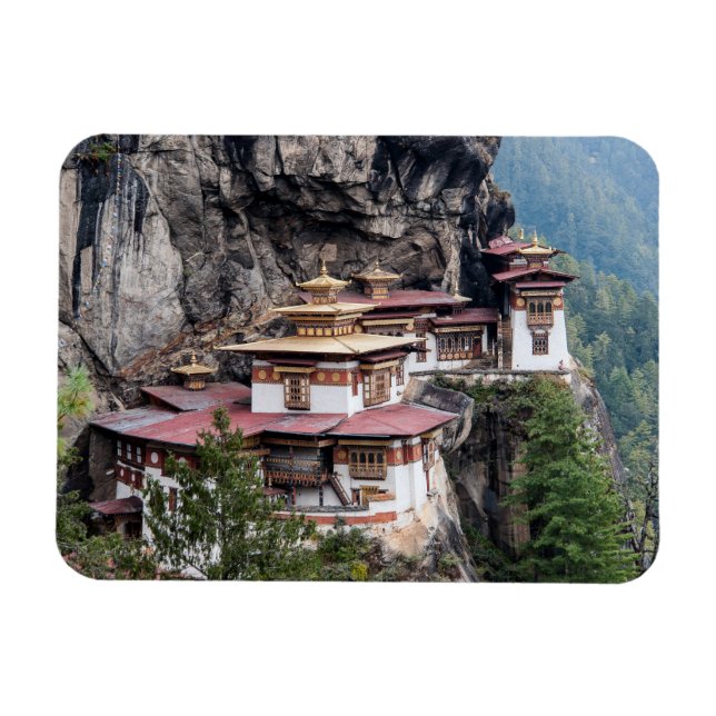 Paro Taktsang: Das Tiger-Nest-Kloster - Bhutan Magnet (Horizontal)