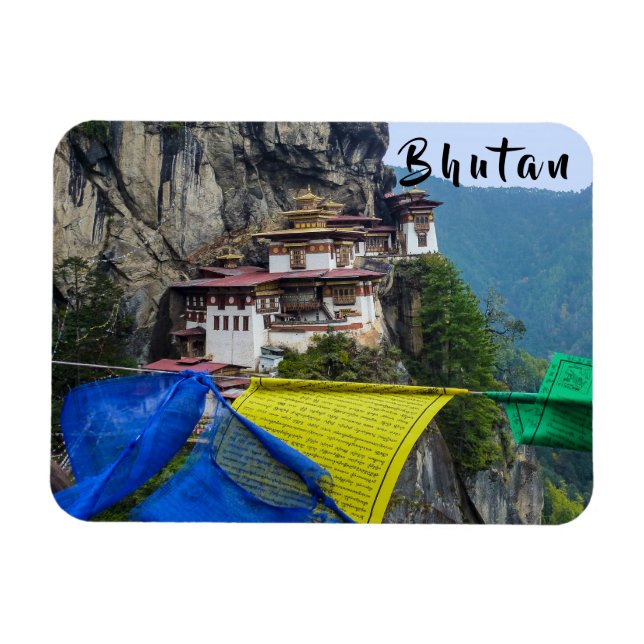 Paro Taktsang: Das Tiger-Nest-Kloster - Bhutan Magnet (Horizontal)