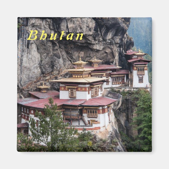 Paro Taktsang: Das Tiger-Nest-Kloster - Bhutan Magnet (Vorne)