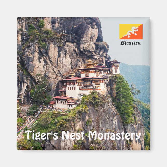 Paro Taktsang: Das Tiger-Nest-Kloster - Bhutan Magnet (Vorne)