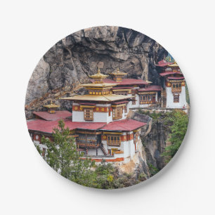 Paro Taktsang: Das Tiger-Nest-Kloster - Bhutan Pappteller