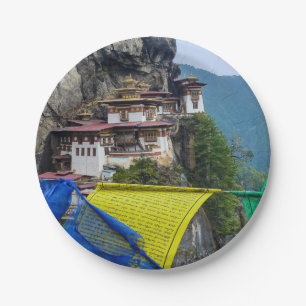 Paro Taktsang: Das Tiger-Nest-Kloster - Bhutan Pappteller