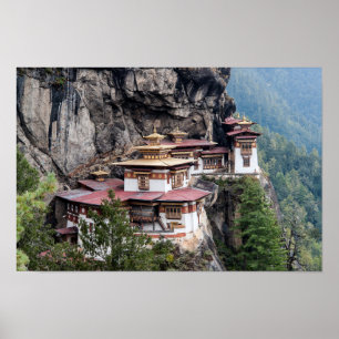 Paro Taktsang: Das Tiger-Nest-Kloster - Bhutan Poster