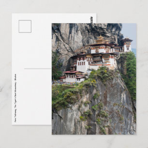Paro Taktsang: Das Tiger-Nest-Kloster - Bhutan Postkarte