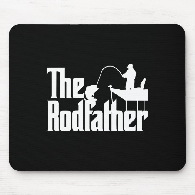 Parodie für die Fischerei (der Rod-Vater) Mousepad (Vorne)