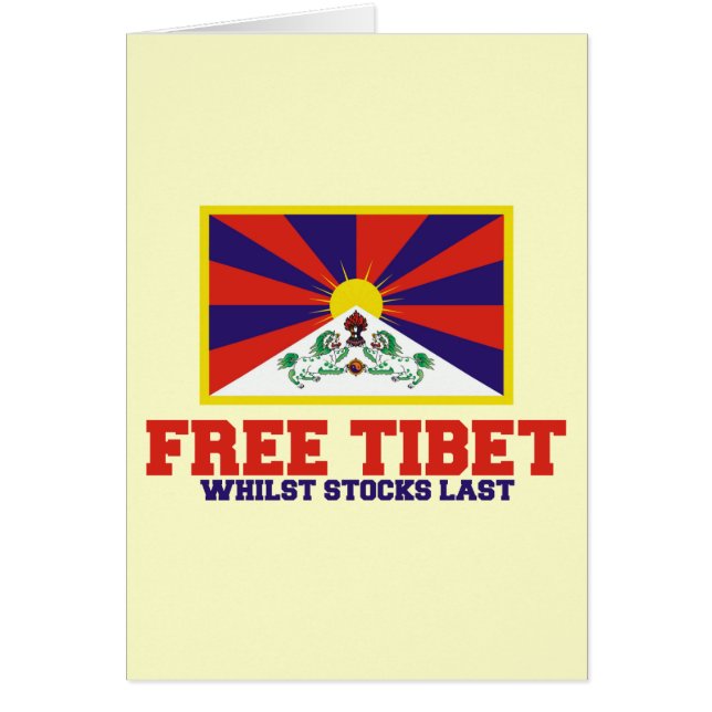Parodie geben Tibet frei (Vorne)