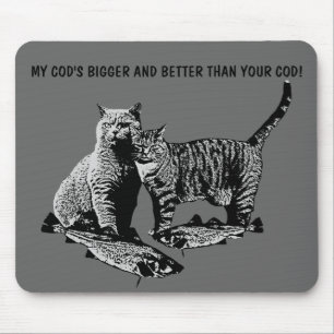 Parodie-Gott Mousepad