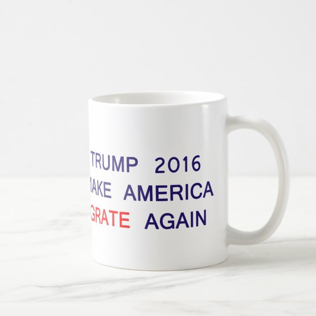 Parodie-Tasse des Trumpf-2016 Tasse (Rechts)