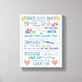 Parody Jay Stille Bob lustige Kinderzimmer Art Bab Leinwanddruck