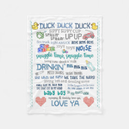 Parody Kinderzimmer Art Baby Boy Jay Stille Bob So Fleecedecke