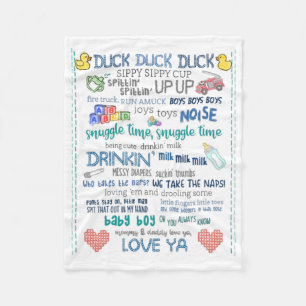 Parody Kinderzimmer Art Baby Boy Jay Stille Bob So Fleecedecke