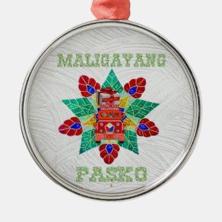 Parol, Jeepney Balikbayan Box Ornament Aus Metall