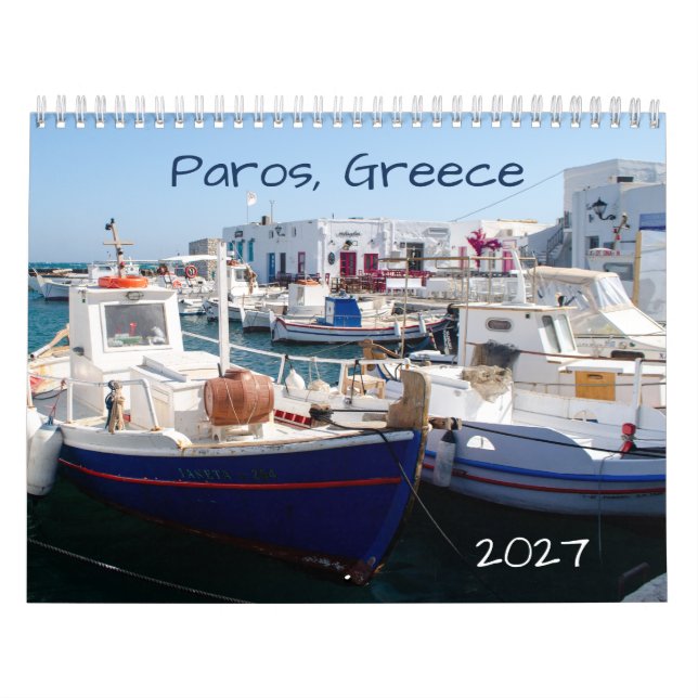 Paros 2027 Griechischer Inselkalender Kalender (Titelbild)
