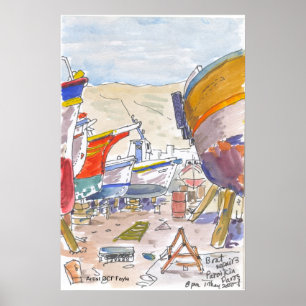 Paros Griechenland Plakat