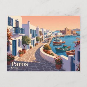 Paros Griechenland Postkarte