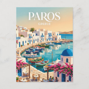 Paros Griechenland Postkarte