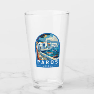 Paros Griechenland Reise Kunst Vintage Glas