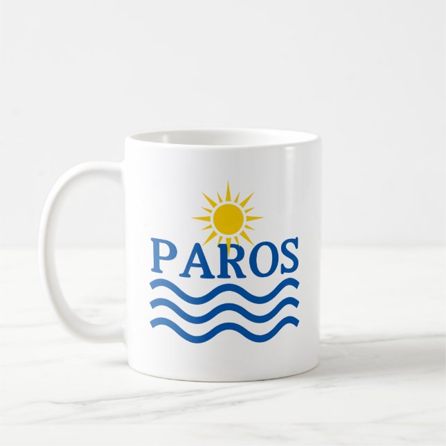PAROS Griechenland, Sun Waves Kaffeetasse (Links)