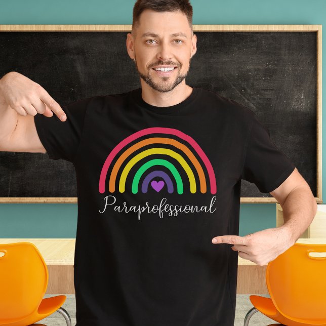 Parprofessional Heart Rainbow T-Shirt (Von Creator hochgeladen)