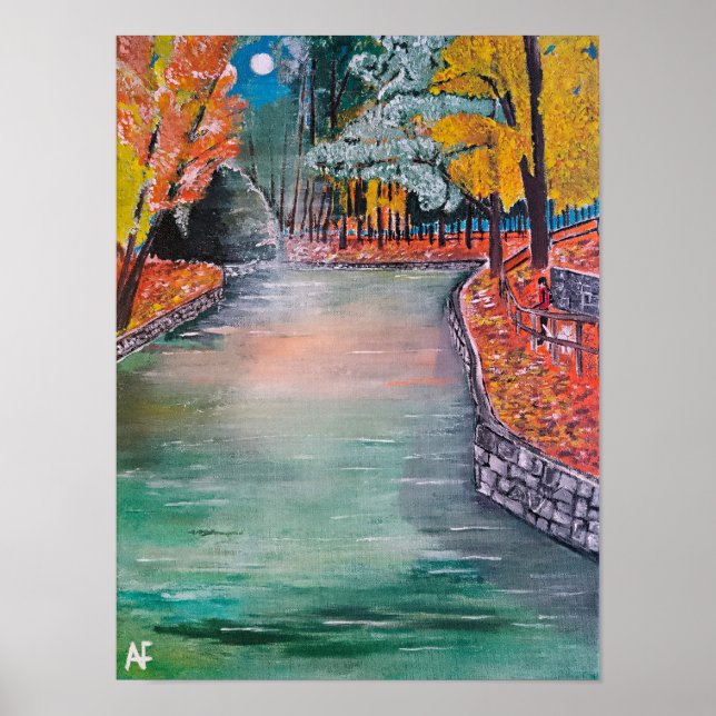 Parque de San Vicente Malerei von Alfred Fox Poster (Vorne)