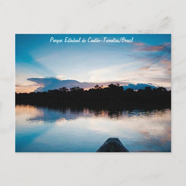 Parque Estadual do Cantão - Tocantins/Brasilien Postkarte (Vorderseite)