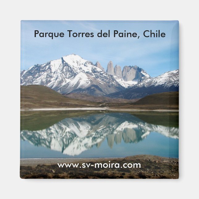 Parque Torres del Paine, Chile Magnet (Vorne)