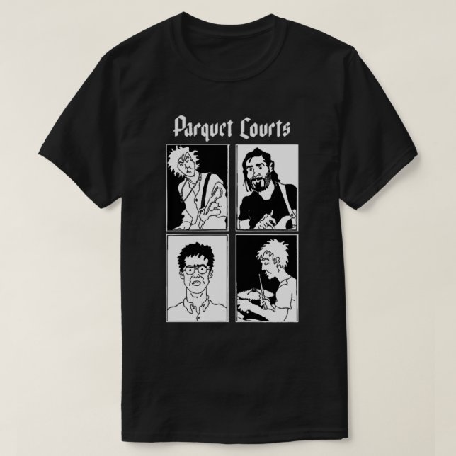 Parquet Courts Original Band Graphic Design T-Shirt (Design vorne)