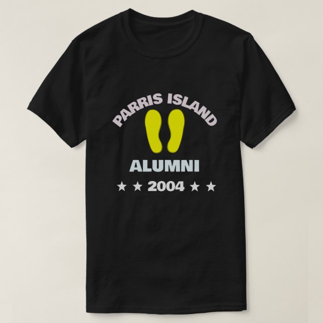 PARRIS ISLAND ALUMNI 04 T-Shirt (Design vorne)