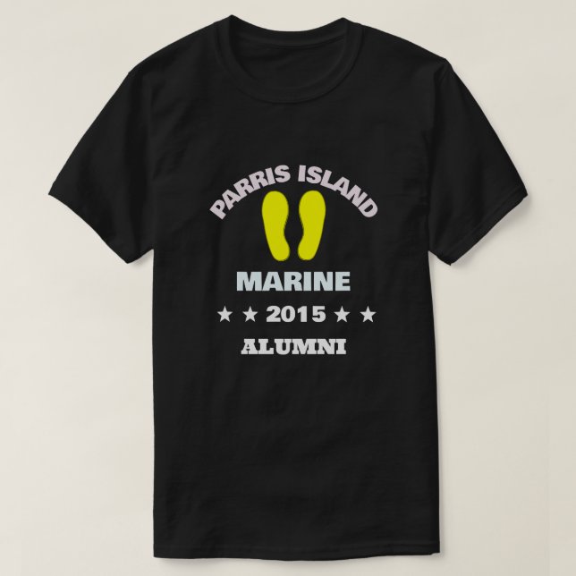 PARRIS ISLAND ALUMNI 15 T-Shirt (Design vorne)