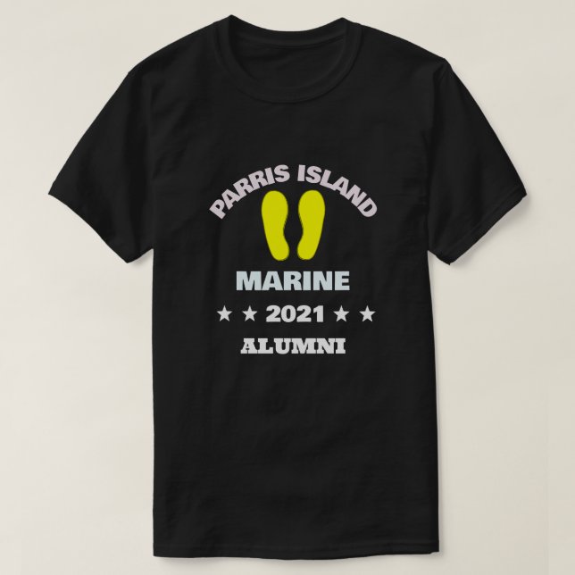 PARRIS ISLAND ALUMNI 21 T-Shirt (Design vorne)