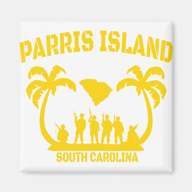 Parris Island South Carolina Magnet (Vorne)