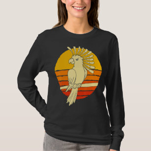 Parrot Animal Bird Vogelbeobachtung Retro Cockatoo T-Shirt