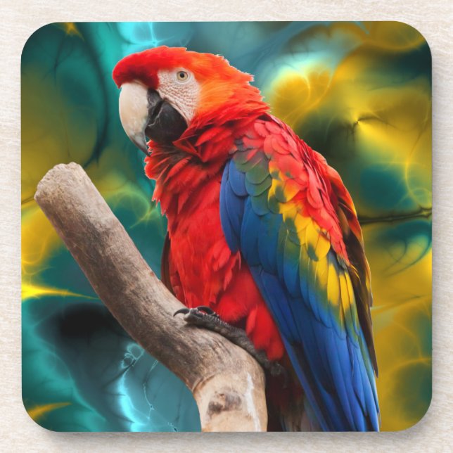 Parrot Art 1 Untersetzer (Vorderseite)