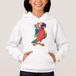 Parrot bei Musik mit Maracas Hoodie