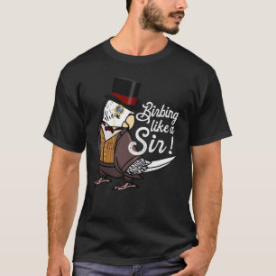 Parrot Birbing wie ein Sir I White Budgie Budgerig T-Shirt