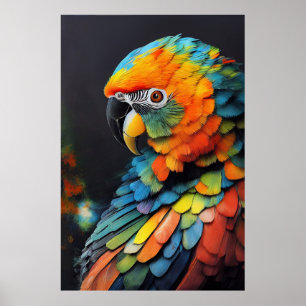 Parrot Bird Animal Discovery Adventure Nature Poster